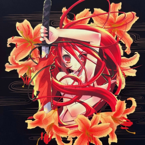 いとうのいぢの絵画作品　タイトルは、灼眼のシャナ　紅蓮